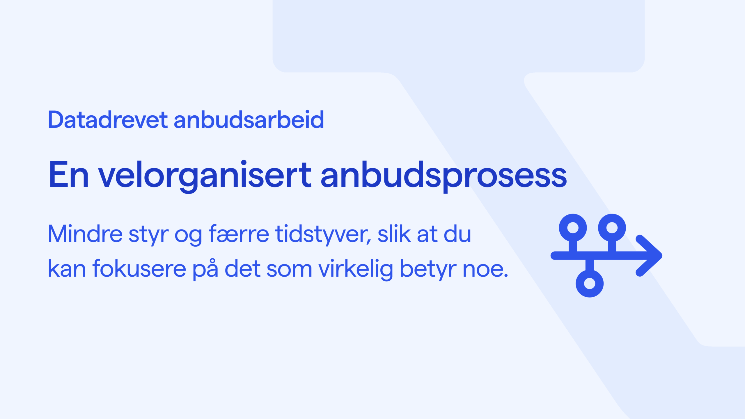 Blogg NO velorganisert anbudsprosess