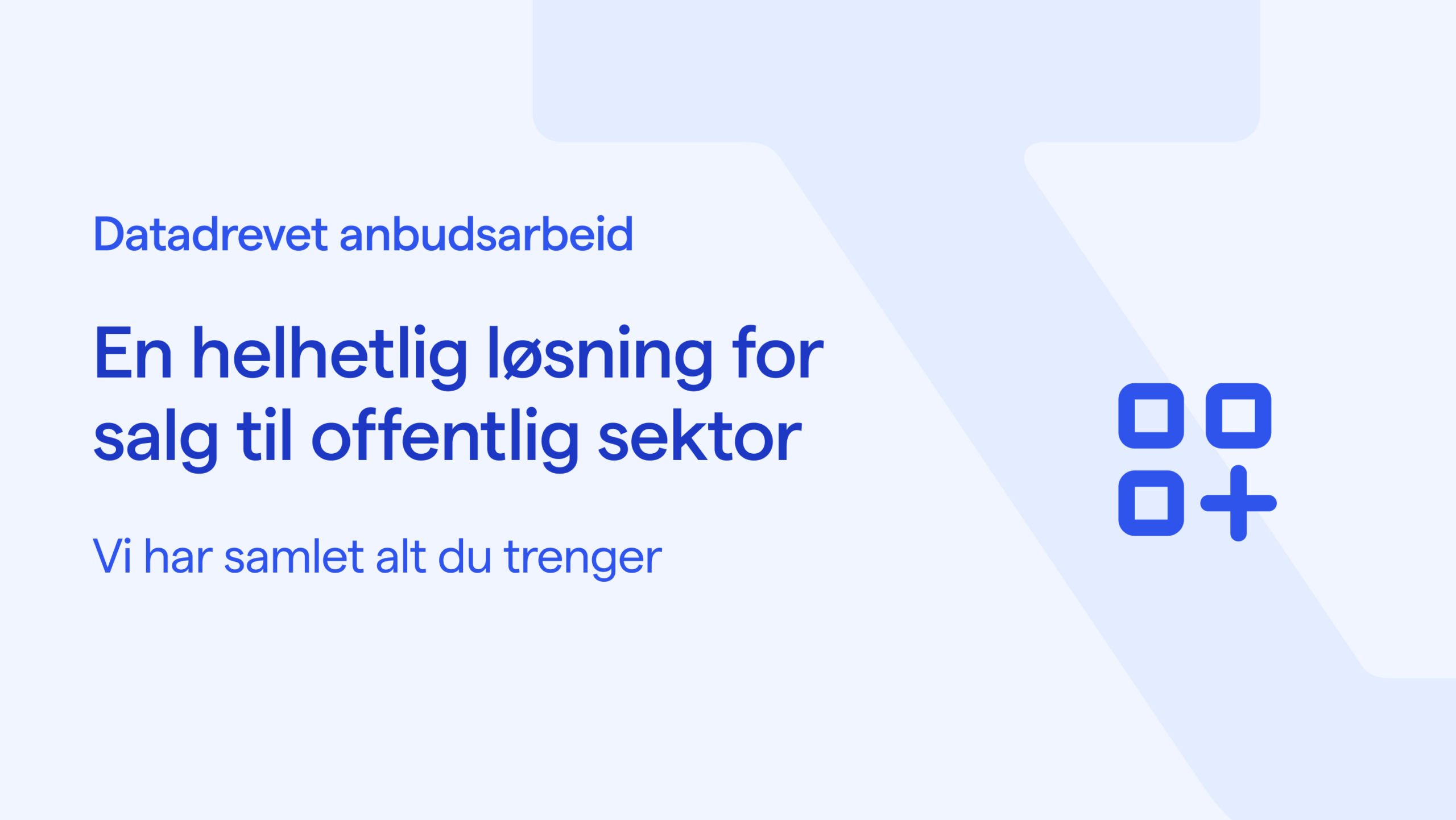 Blogg helhetsløsning