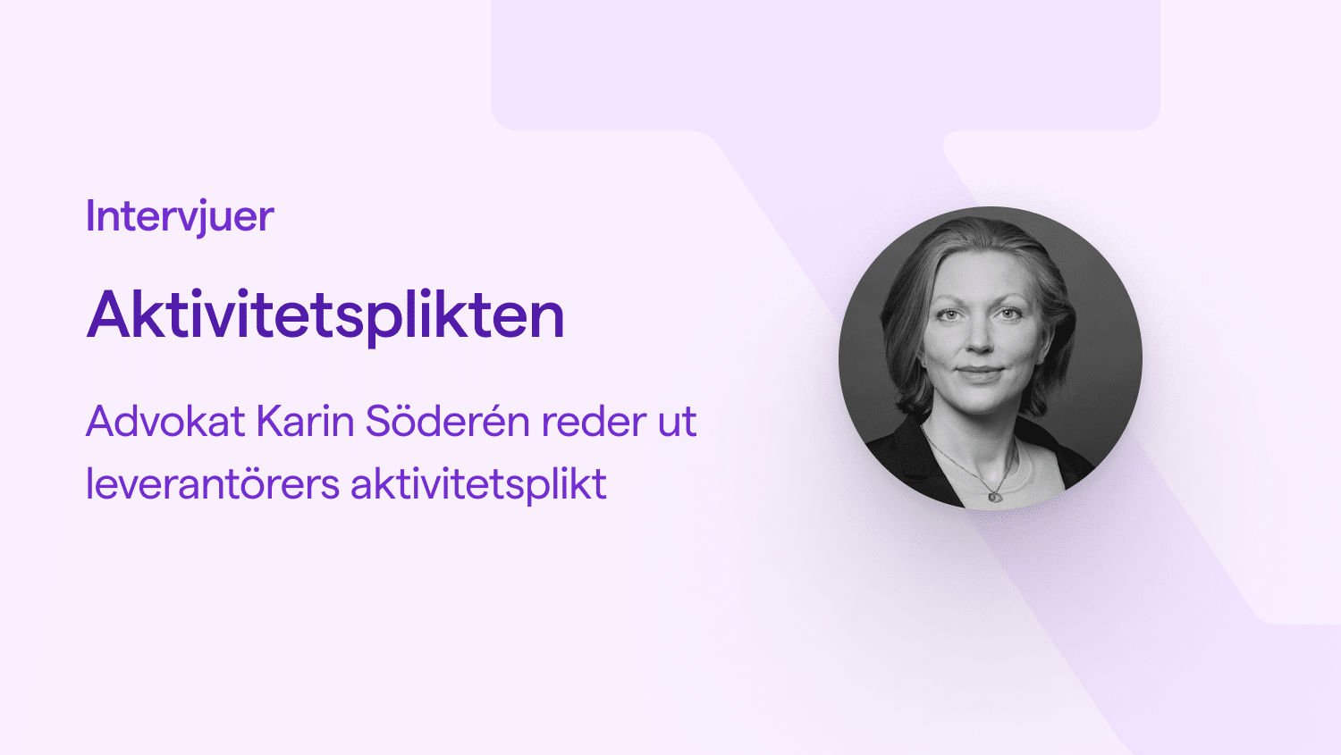 Leverantörers aktivitetsplikt