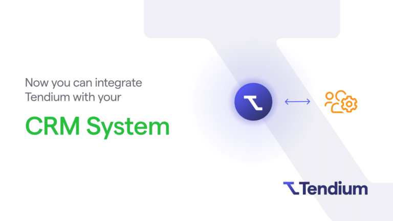 Integrate your CRM with Tendium
