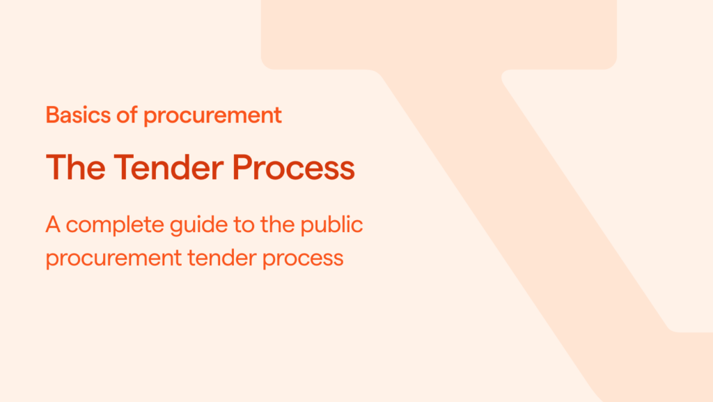 The public procurement tender process
