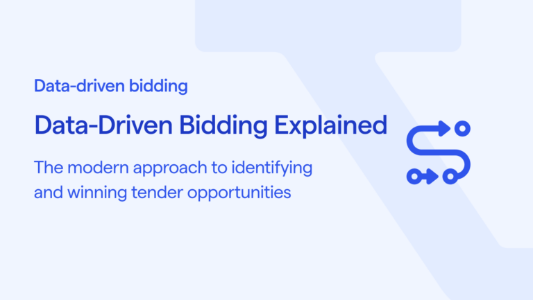 Learn more about data-driven bidding and modern tender management